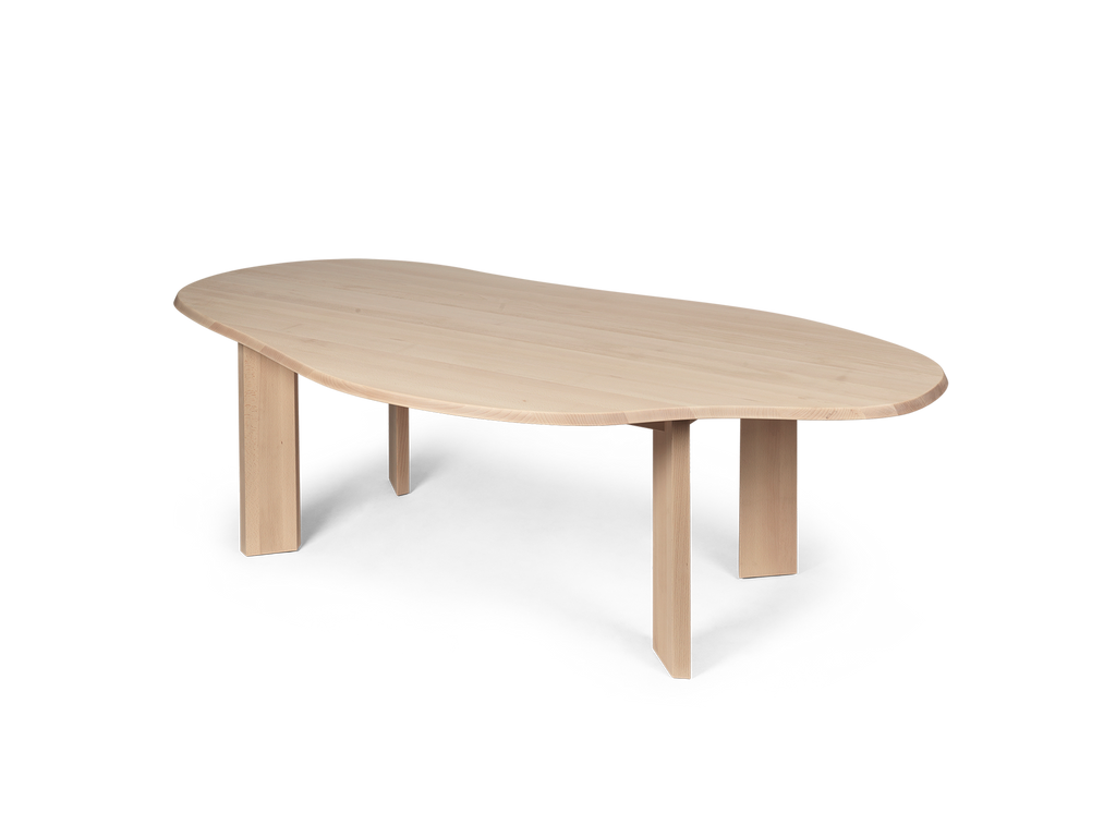 Tarn Dining Table - 220 - White Oiled Beech