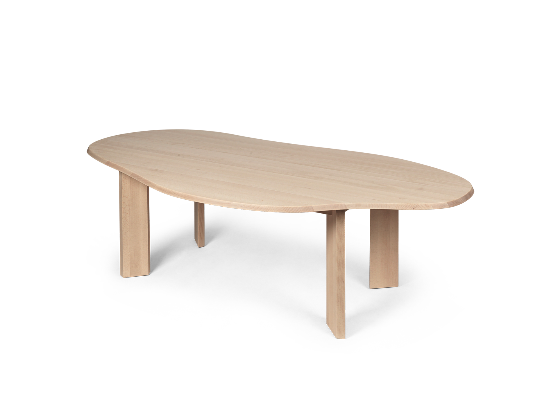 Tarn Dining Table - 220 - White Oiled Beech