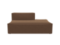 Catena Sofa Open End Right L301 - Rich Velvet - Soft Brown - US