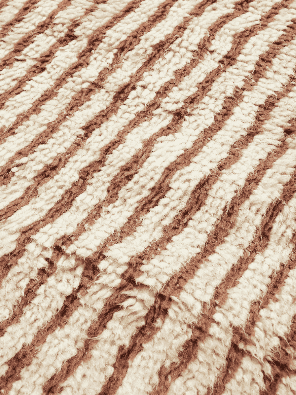 Kami Knotted Rug - Off-White/Red Brown