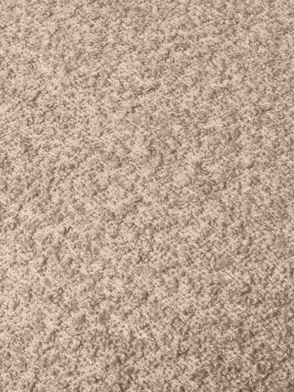 Rico Lounge Chair - Swivel - Raw Bouclé - Natural - US