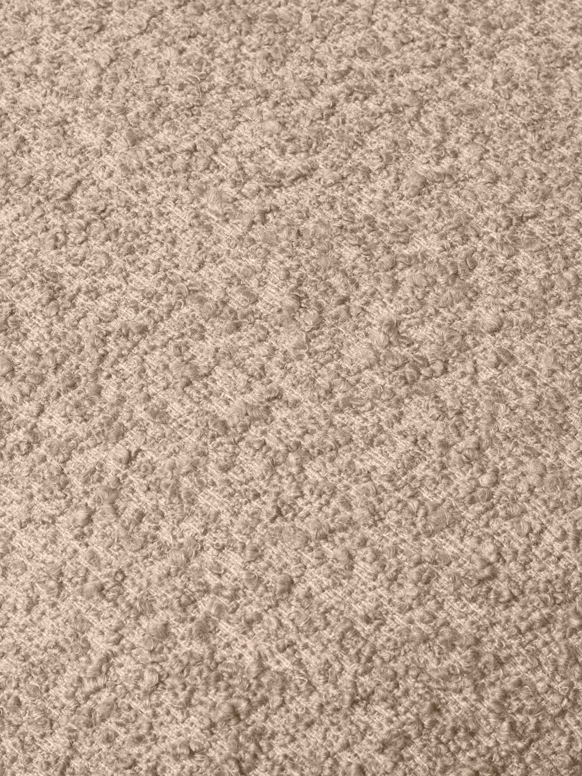 Rico Lounge Chair - Swivel - Raw Bouclé - Natural - US