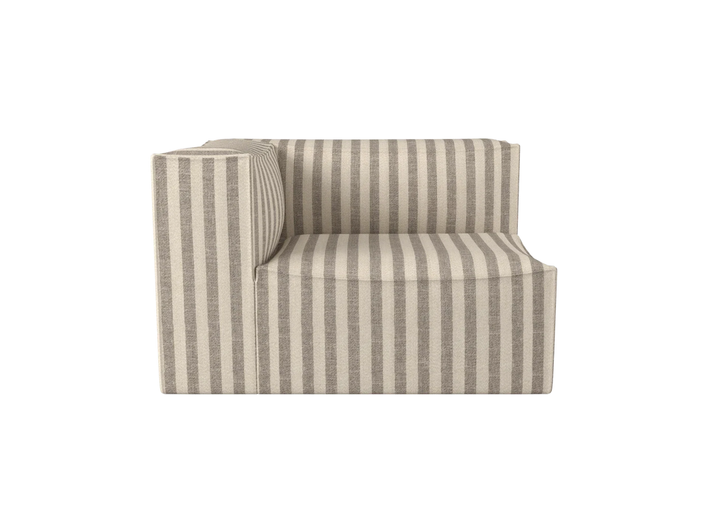 Catena Sofa Armrest Left S400 - Louisiana - Sand/Off-White - US