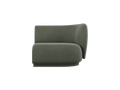 Rico Sofa Armrest Right - Rich Velvet - Pine - US