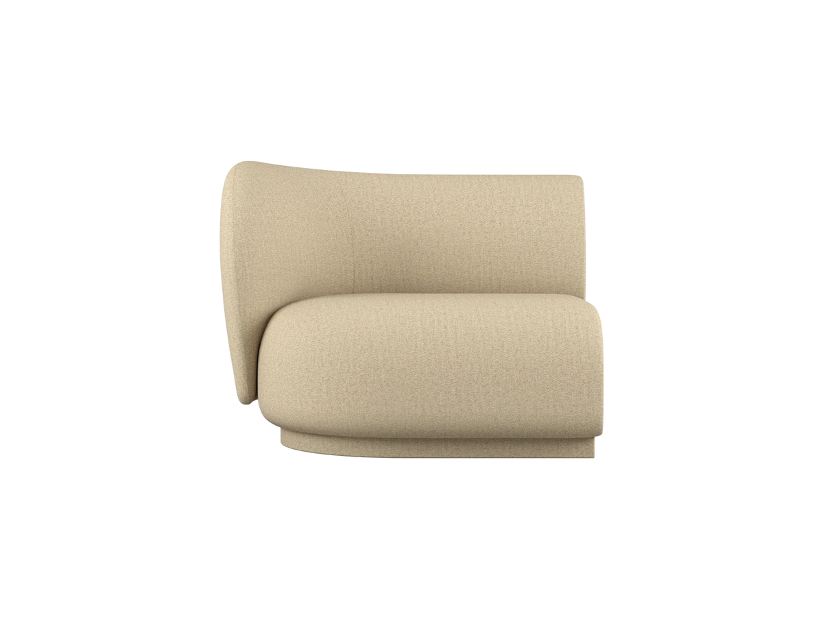 Rico Sofa Armrest Left - Raw Bouclé - Natural - US