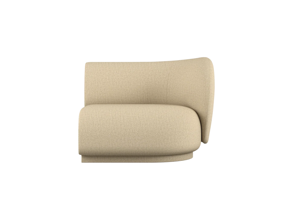 Rico Sofa Armrest Right - Raw Bouclé - Natural - US