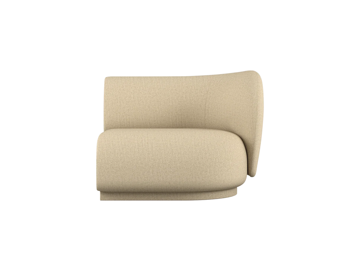 Rico Sofa Armrest Right - Raw Bouclé - Natural - US